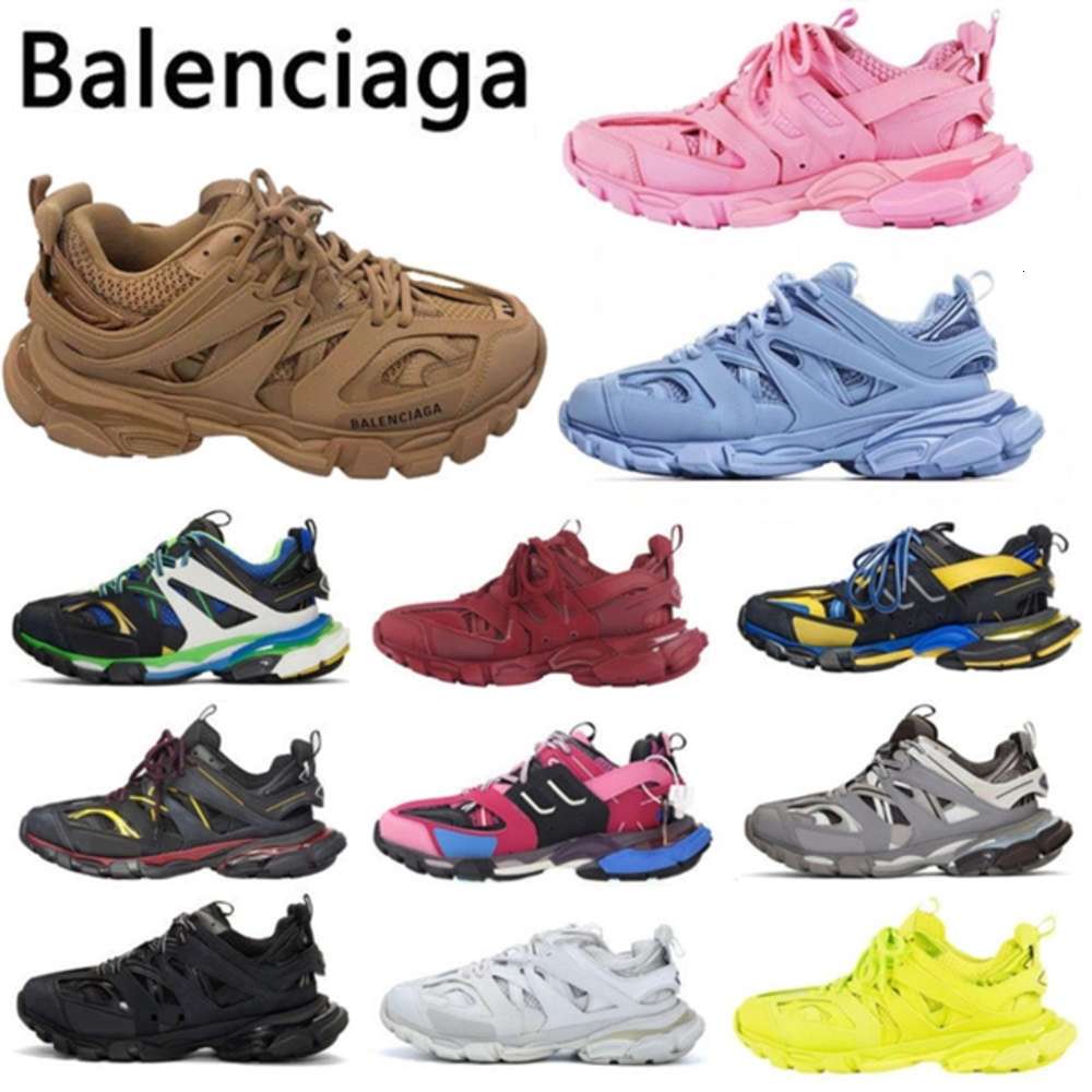 

Track 3.0 Balencaiga balencga 3M runners shoes 2 men women black yellow pink blue outdoor sport casual shoe high platform Happysportsstore, 22
