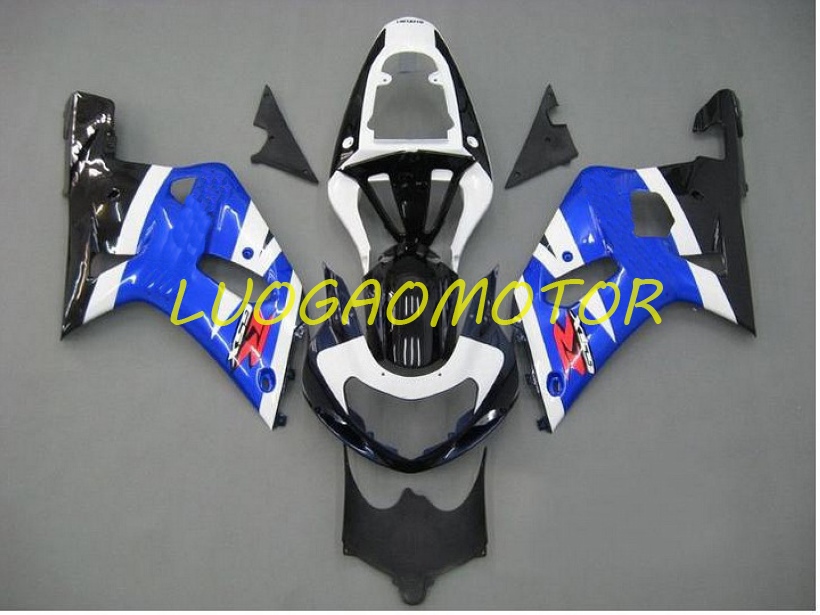 

Injetion Fairing kits for SUZUKI GSXR600 750 Cowling GSXR600 Bodywork GSXR 600 Fairings kit White blue Black GSXR 750 K1 K2 K3 01 02 03 Bodywork 2001 2002 2003