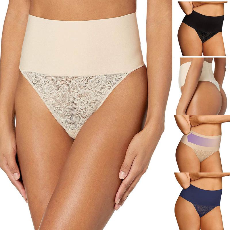 

Women' Panties Sexy Cotton Thong Seamless Soft Briefs Fashion Lace Underwear Female Women Breathable Thongs Lingerie Underpants, Khaki