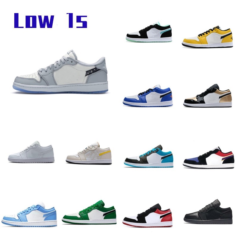 

2021 Jumpman Boots Low 1 1s basketball shoes OG black toe cap court purple SP Travis Scotts men's and women's sneakers size 36-46, 24