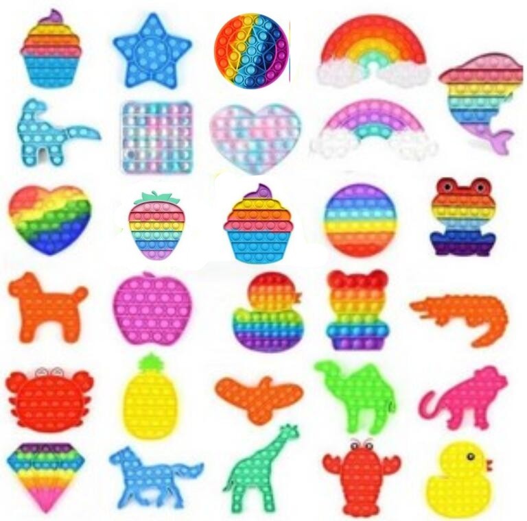 Push Bubble Sensory Fidget Toy Box Squishy Figet Stress Reliever Toy Adult Child Funny Anti Stress Reliver-image-660563782