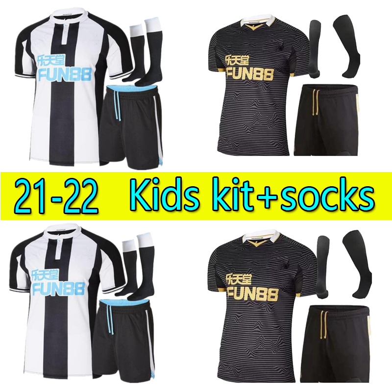 

Kids full kit+Socks 21 22 Newcastl e soccer jersey WILSON UNITED JOELINTON 2021 2022 ALMIRON MAXIMIN SHELVEY ALMIRÓN LEWIS RITCHIE GAYLE LASCELLES football shirt