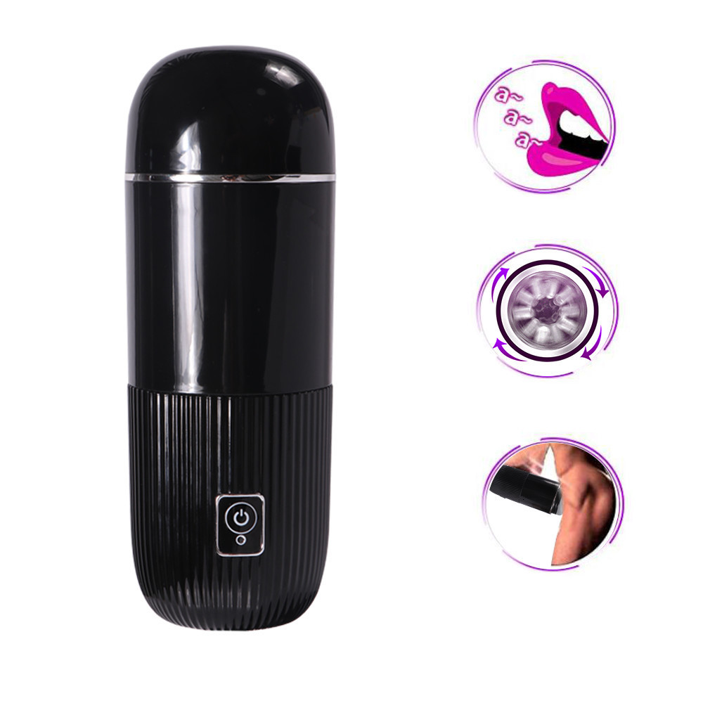 Health Care Rotary aircraft cup electric rotary hands-free male masturbator glans trainer fun pronunciation massager-image-728318846