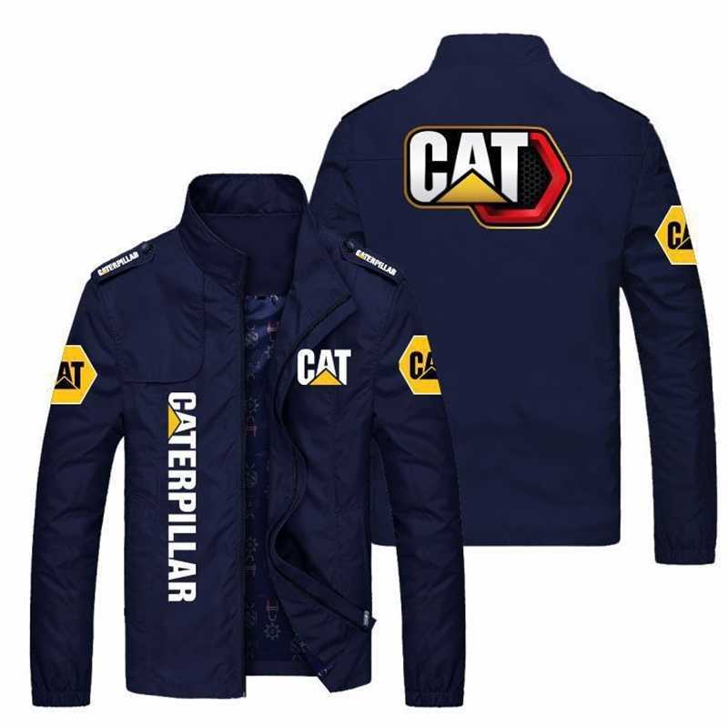 

Cat cycling spring and autumn coat men's thin jacket large European windbreaker assault suit sports leisure, Khaki