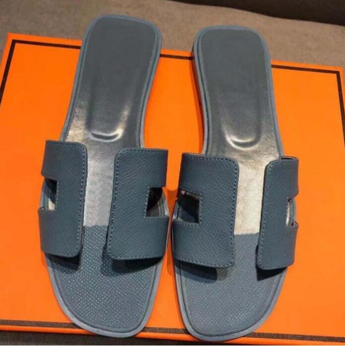 

fashion top quality womens leather slippers oran cloth izmir woman designer slip footwear beach luxury handbag bracelet ladies flat slide h