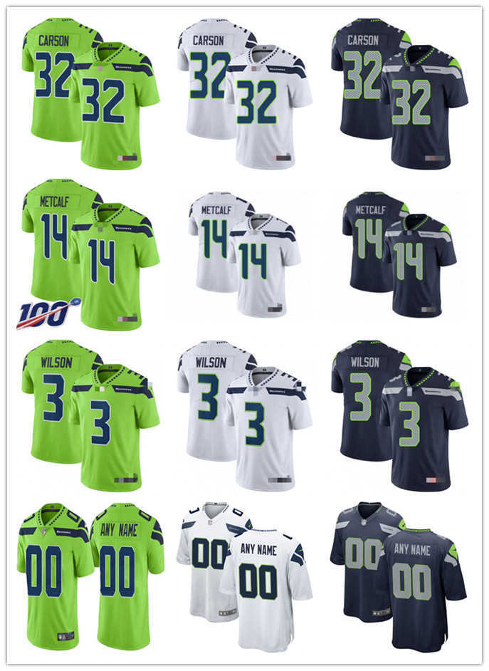 

Men Women Youch SeattleSeahawks3 Russell Wilson 54 Bobby Wagner 14 D.K. Metcalf 32 Chris Carson Navy Custom Football Jerseys, Colour
