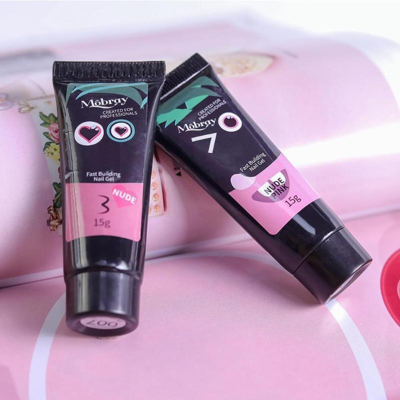 

Nail Gel 15g Art Crystal Extension Glue Quick Extend Are To Nails Potherapy 10 Available Colors Quick-drying N2v8, Red;pink