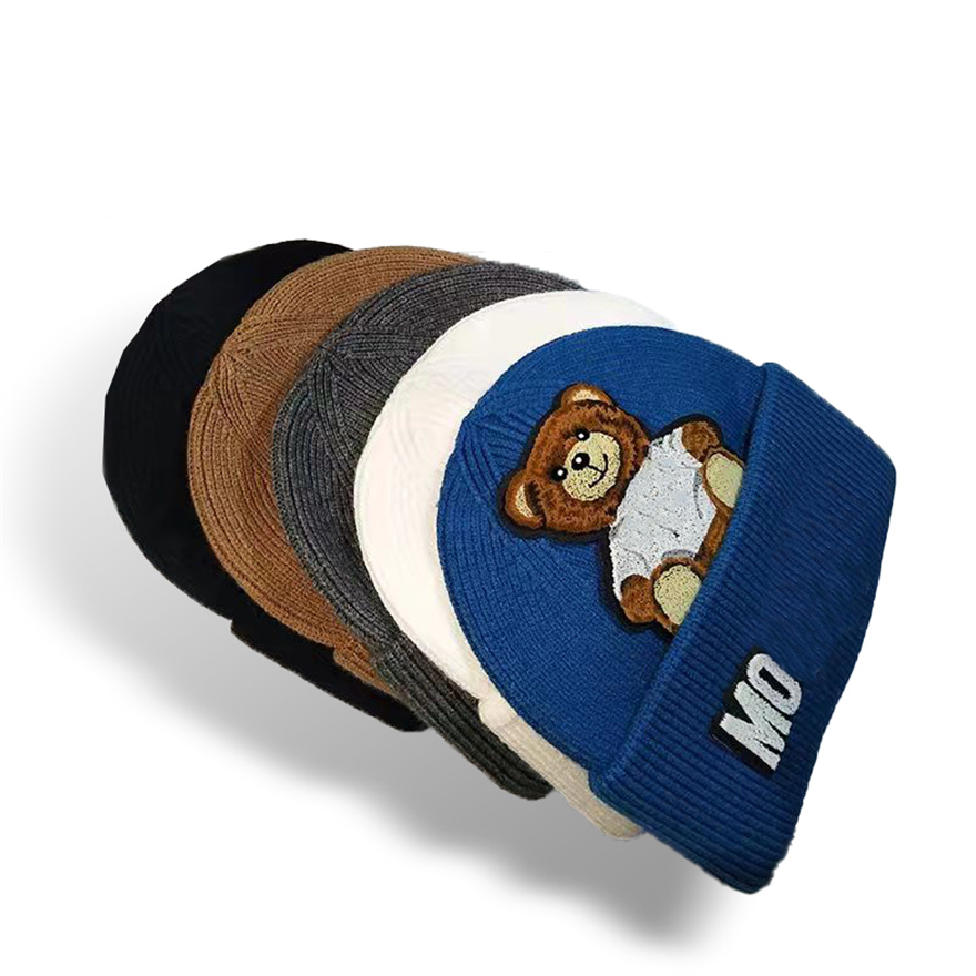 

Hot selling Winter men beanie women leisure knitting beanies patchwork head cover cap outdoor lovers fashion knitted cotton design hats warm Ursa Minor caps, 13