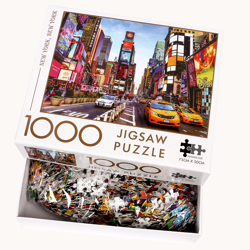 

Jigsaw Puzzles 1000 Pieces Puzzle Game Wooden Assembling for Adults Toy Kids Children Educational Toys