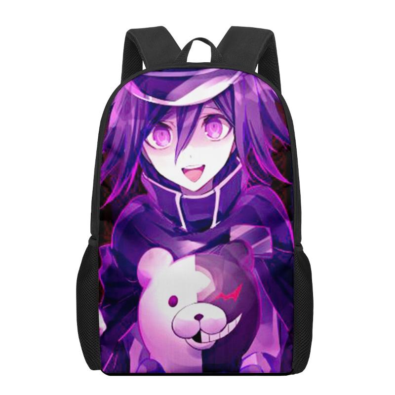

School Bags Danganronpa V3 3D Print For Boys Girls Primary Students Backpacks Kids Book Bag Satchel Back Pack