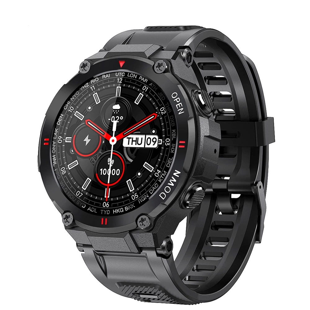 

2021 New K22 Smart Watch Men Sport Fitness Bluetooth Call Multifunction Music Control Alarm Clock Reminder Smartwatch For Phone