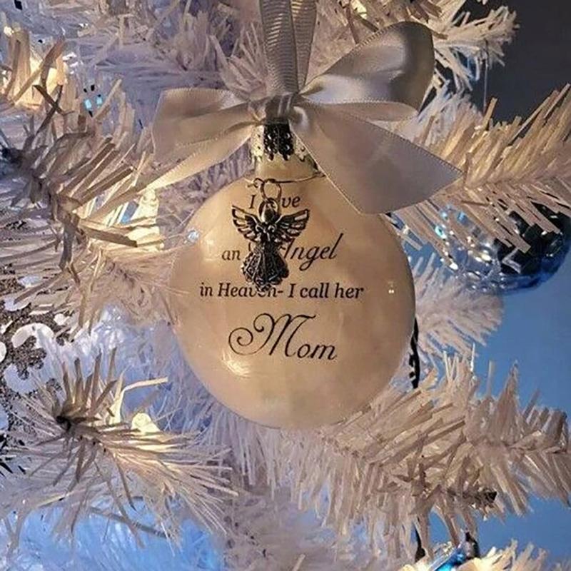 

Christmas Ornament Feather Ball - Angel In Heaven Memorial Durable All The Family Decorative Objects & Figurines