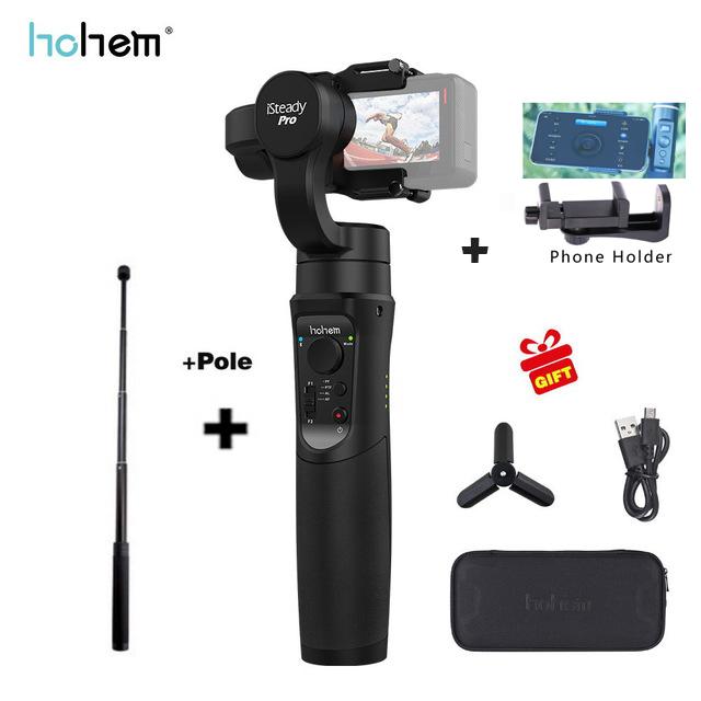 

Stabilizers Hohem ISteady Pro Handheld Stabilizing Gimbal 3-Axis Selfie Steadicam Stick For Hero 6/5/4/3 SJCAM PK Feiyu G6 Plus