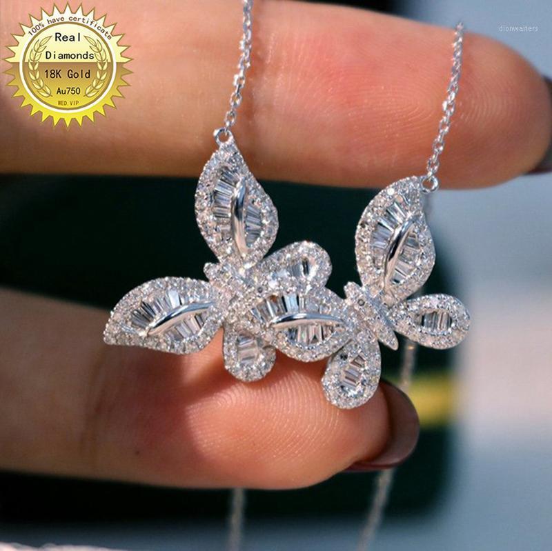 

Real 18K Gold Necklace Natura 0.76ct Diamonds H-M026 Chains