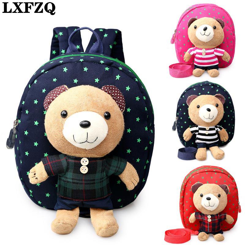 

Backpack For Children School Bags Cartoon Bear Doll Children's Backpacks Girls Kids Mochila Infantil Knapsack