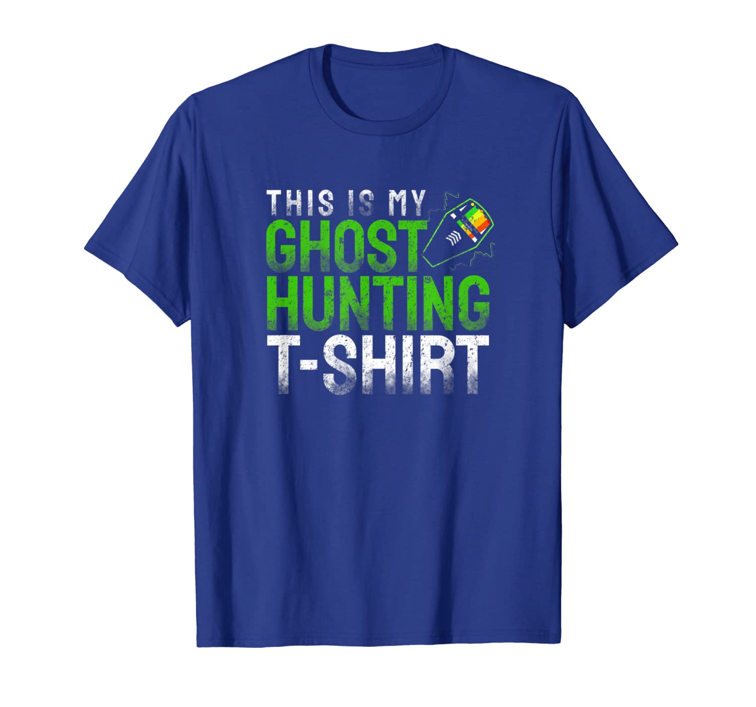 

funny this is my ghost hunting t-shirt emf reader evp shirt, White;black