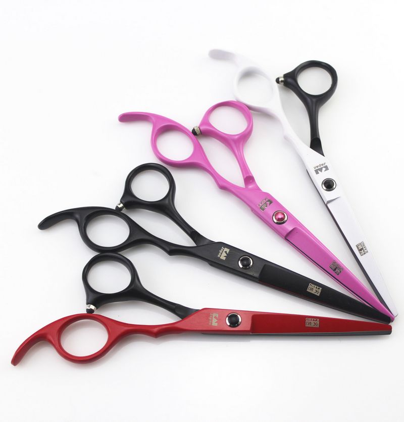 Nouveau arrivée professionnelle de coiffure de coiffure Ciseaux de coupe Kasho 6,0 pouces 6Cr Poignée de peinture