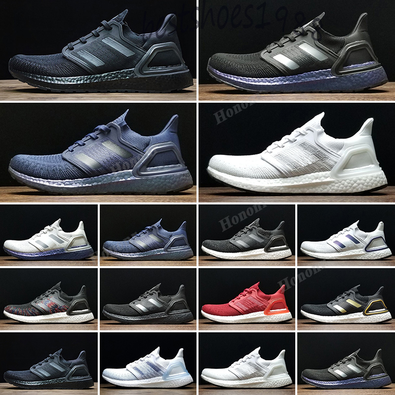 

Men Women Running Shoes Ultra Boost 3.0 4.0 5.0 Black and White 19 20 Primeknit Oreo CNY Blue grey ultraboost sport Sneakers