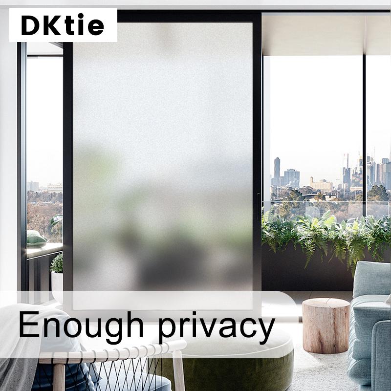 

2/3/5M Frosted Window Film Uv Matte Glass Sticker For Home Privacy Bedroom Bathroom Decoration Self-Adhesive No Glue Stickers
