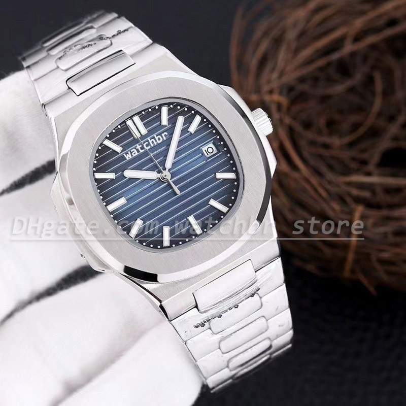 

Watchbr-u1 2021 Men Watch Automatic Watches Silver Strap stainless Mens Mechanical Waterproof Wristwatch, Color 16
