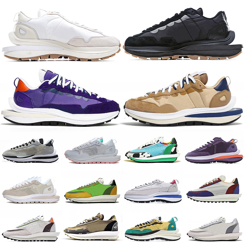 

2021 Fashion Sacais Pegasus VaporWaffle Women Mens Running Shoes LD Waffle Black Gum Dark Iris Nylon White Sail Chunky Dunky Off Sports Trainers Sneakers, #12 36-45 game royal