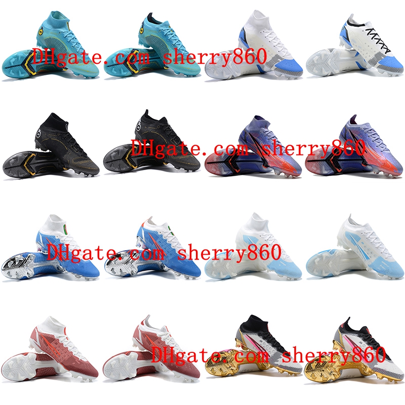 

Men's Soccer shoes Superfly 8 Elite FG Cleats Top Quality Neymar Cristiano Ronaldo CR7 Football Boots sneaker, As picture 6