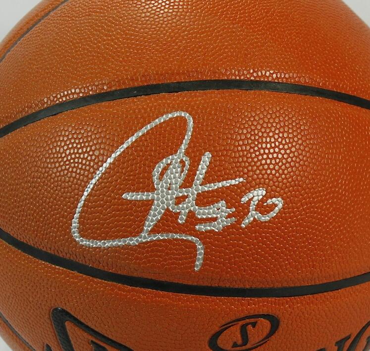 

curry Signed Autograph Autographed auto out in door sports collection basketball ball, Gray