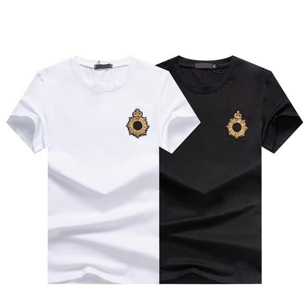 

2021 Fashion mens womens casual T-shirt Designers T Shirts Man Paris Frances Street Shorts Christianes Sleeve Clothing Tshirts M-3XL#12, Black