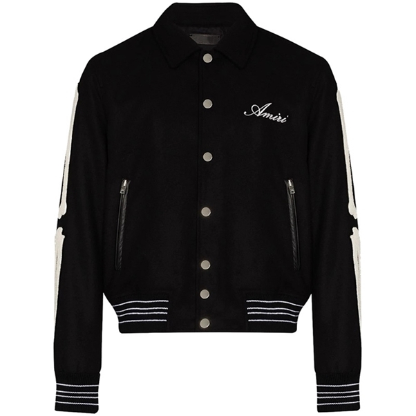 

amir i brand 20fw amiry embroidered pilot men's and women's casual baseball jacket winter cotton jacket slp jdxh a323, Black;brown