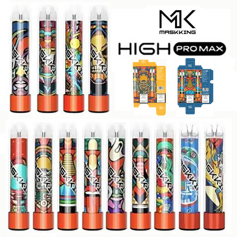 

Maskking High Pro Max Disposable E-Cigarettes Vapes 1500 Puffs 4.5ml Cartridge Pods 850mAh Battery Electronic Cigarette Vape