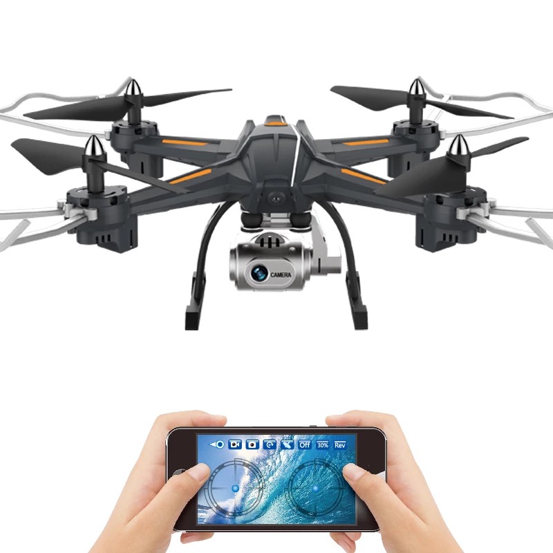 

XY-S5 Camera Drone Quadrocopter Wifi FPV HD Real-time 2.4G 4CH RC Helicopter Quadcopter RC Dron Toy Flight time 15 minutes, Back up battery