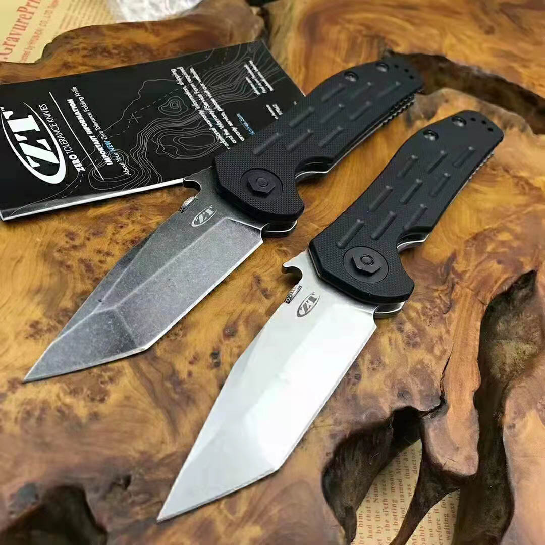 

Zero Tolerance ZT0620 0620 Knife Hinderer 9Cr18 Stonewash G10 handle Flipper Tactical Folding Pocket Knives Survival EDC ZT0235 0235 ZT0095 ZT0562 0230 Tools