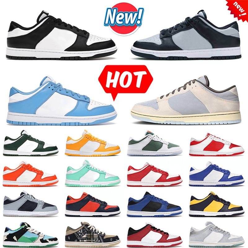 

men women dunk Black White casual shoes 2021 Dunks Low Georgetown sneakers UNC Coast Michigan State Green Glow Chunky Dunky Syracuse mens trainer, # 38
