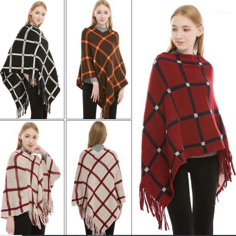 

Scarves Cashmere 2021 Women Autumn Winter Female Wool Plaid Scarf Lady Wide Lattices Long Shawl Wrap Blanket Warm Tippet1