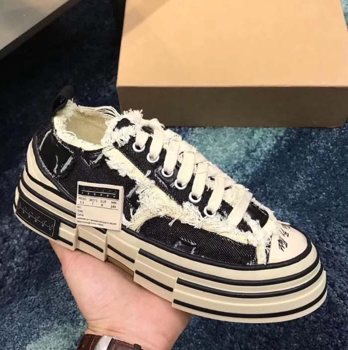 

2021 Casual Shoes XVessel G.O.P. Lows Canvas Shoes Mens Women TOP Quality Fashion Designer Vessel Tripe S Piece by Piece Speed shoes er74, Black