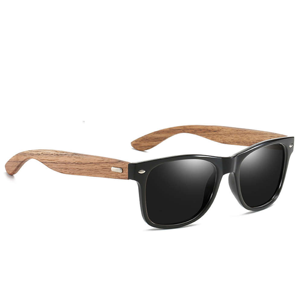 

Highend accessories Kingseven Brand Fashion Handmade Natural Woods Men Polarized sunglass Women UV Mirrors, Black
