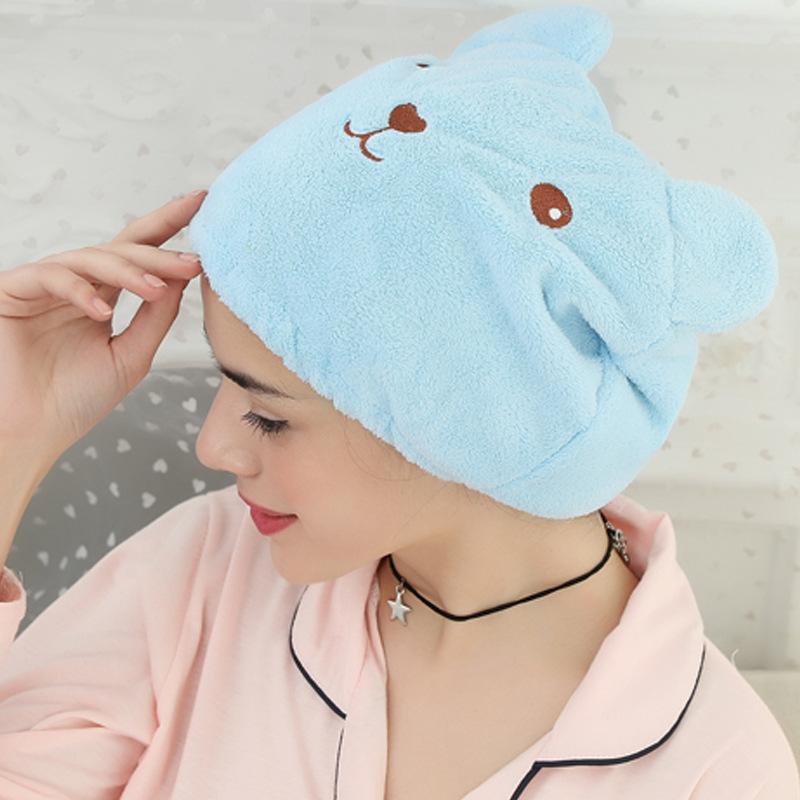 

Shower Caps Dry Hair Cap Creative Cartoon Cute Animal Super Absorbent And Quick Drying Headscarf Adult Thickened Wiping Head