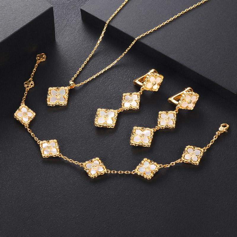 

Wedding Jewelry Sets Janekelly African 3pcs Bridal Zirconia For Women & More Dubai Nigeria CZ Crystal
