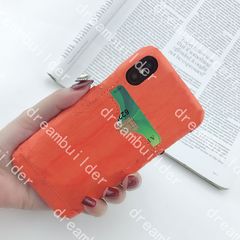 

fashion phone cases for iphone 12 pro max 11 7 8 plus X XR XSMAX With card pocket hard back cover samsung galaxy S9 S10 NOTE8 9 10p