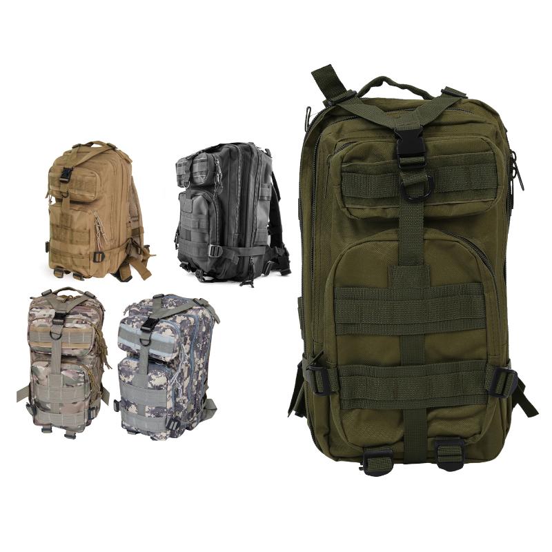 Duffel Bags 30L Outdoor Military Rucksacks Backpack Camping Hiking Trekking Bag - Khaki-image-697814251