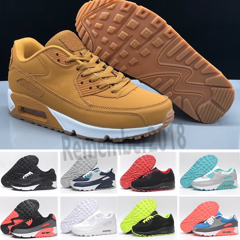 

Men Women Classic 90 casual athletic Shoes Sneakers Sports Trainer Cushion 90s Mesh Surface Breathable Sports Shoe 36-45 Without Box A1, # 1