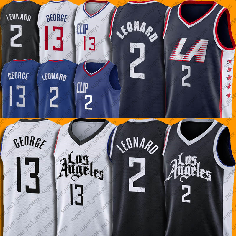 

New 2 Kawhi Basketball Leonard Jersey Paul 13 George Jerseys