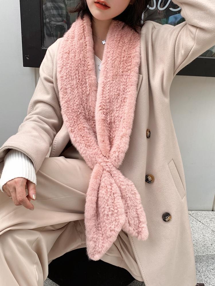 

Scarves Mink Series Fur Scarf Women's Winter Style Fashion Size:180*12cm, Blue;gray