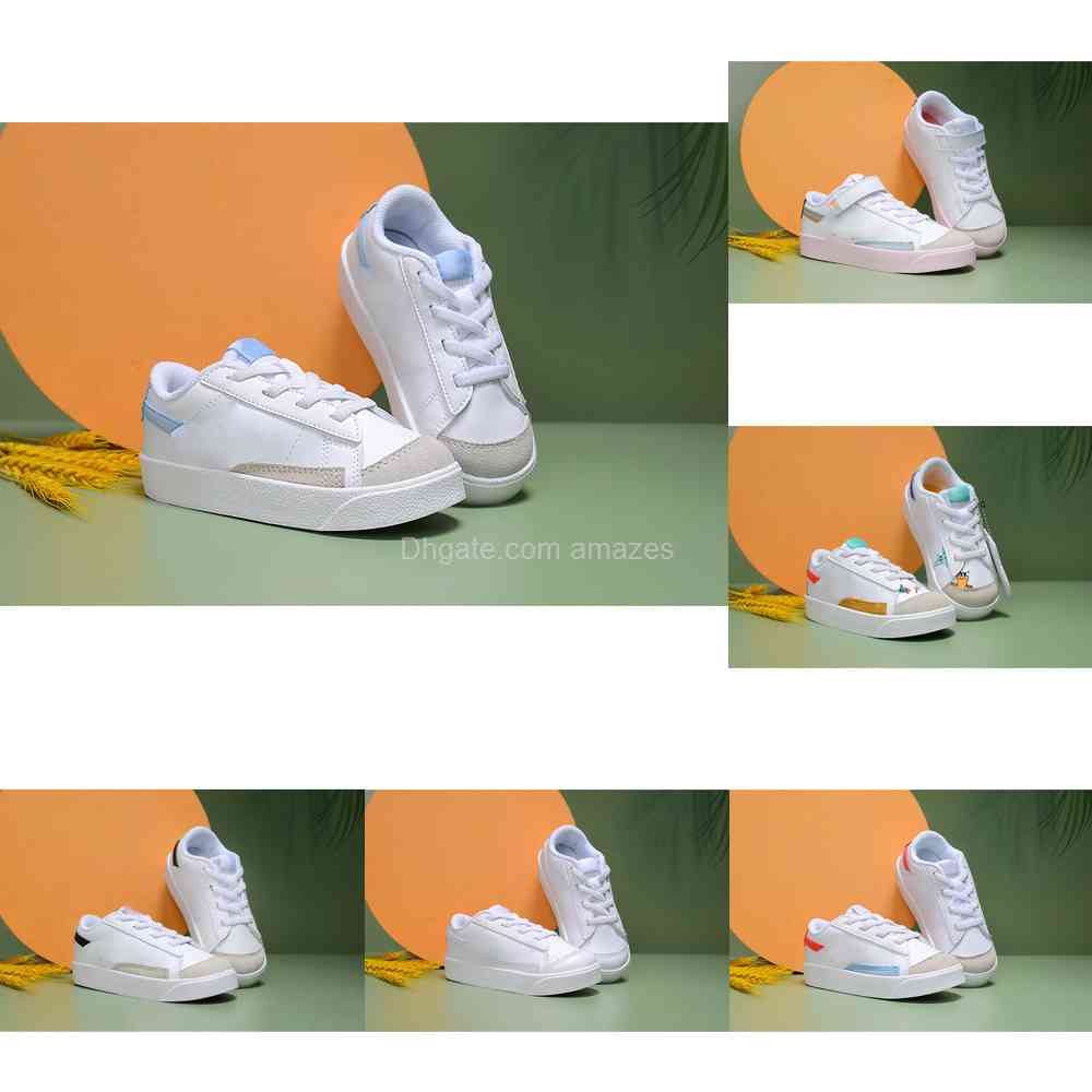 

Kids Blazers Platform Low 77 Firecracker Canteen Pink Running shoes Children Boys Girls Toddler Casual trainers Sports sneakers 25-36, 003