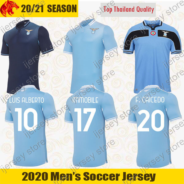 

20 21 Lazio Soccer Jerseys SERGEJ 2020 2021 SS Lazio F.CAICEDO IMMOBILE Football Shirt CORREA LUIS ALBERTO Soccer Shirt, 120 years