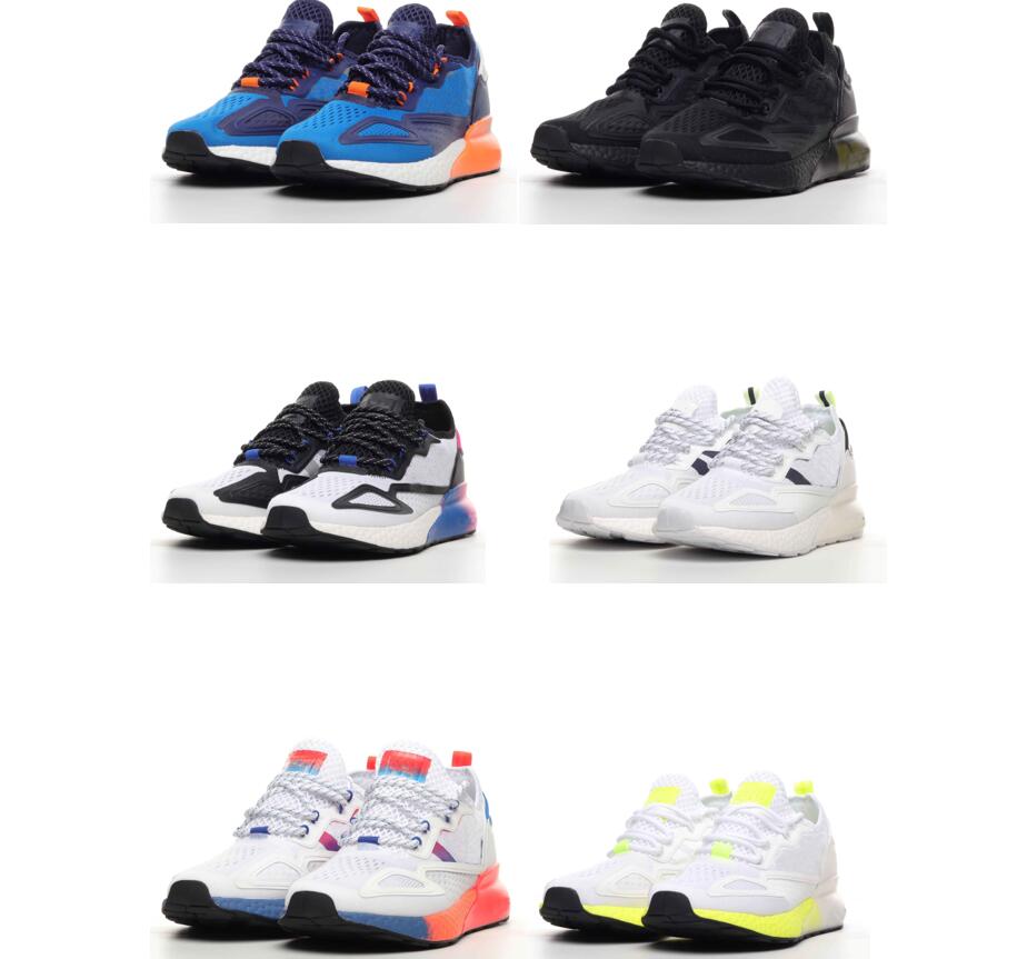 

[With Box] Originals ZX 2K Boost Runner Mesh Sneakers Shoes Summer Ultra Women Top Quality Sports Triple White Black Comfortable Leisure 36-45