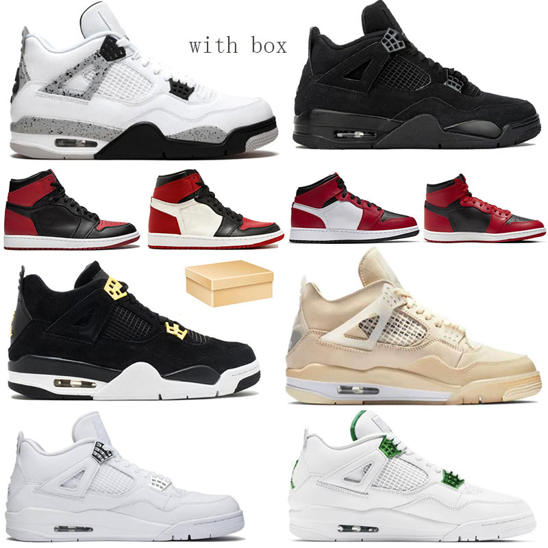 

top quality Casual Shoes University Blue 4 mens and womens 4S basketball shoes black cat fire star Paris bred thunder selenium neon pine green metal purple sports plat, 16