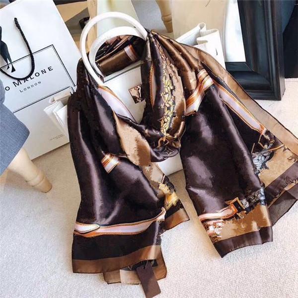 

Designer scarf fashion women's decorative silk brand printed long Scarves180*90cm