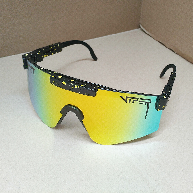 

2021 Brand Pit Viper Sunglasses Polarized Mirrored Red lens Tr90 Frame UV400 Protection Sport Cycling Glasses for Men Women