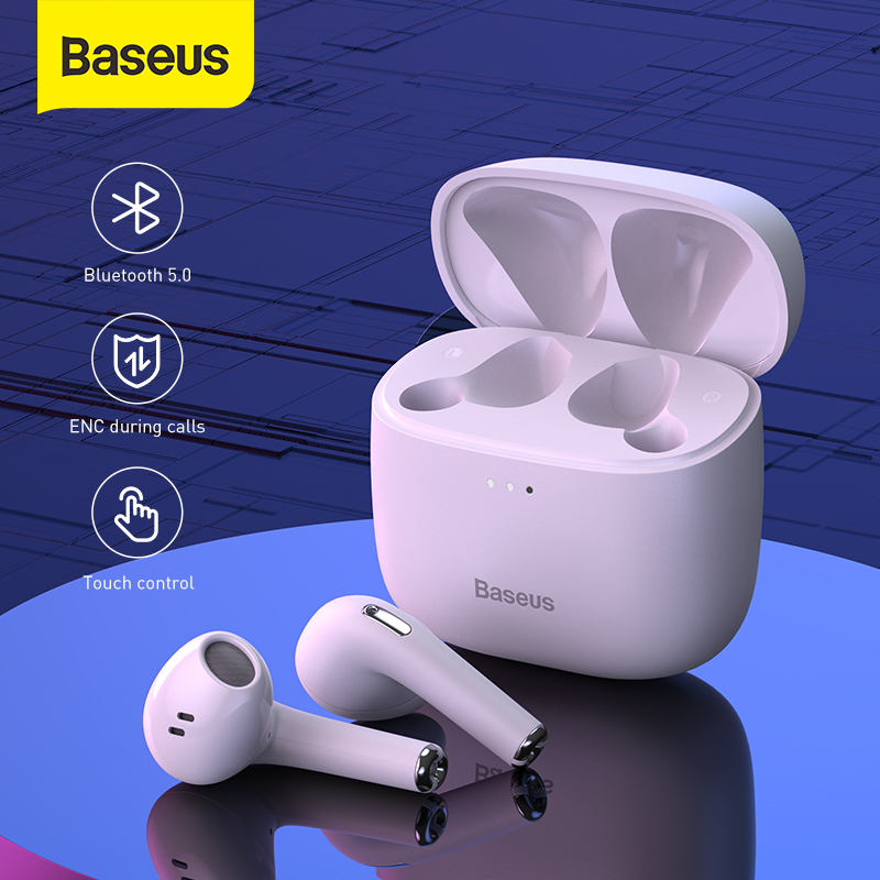 

Baseus True Wireless Earphone Bluetooth Bowie E8 Low Latency TWS Headphone ANC Dual-device Earbuds port Anti-lost for Sports